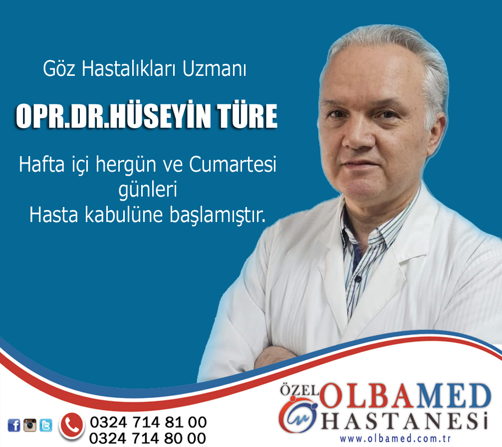 OPR.DR.HÜSEYİN HASTA KABULÜNE BAŞLAMIŞTIR.